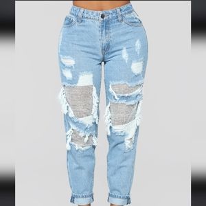 Rhinestone Jeans
